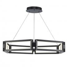 Trans Globe MDN-1590 BK - 36" LED PENDANT-RECTANGLE LINK